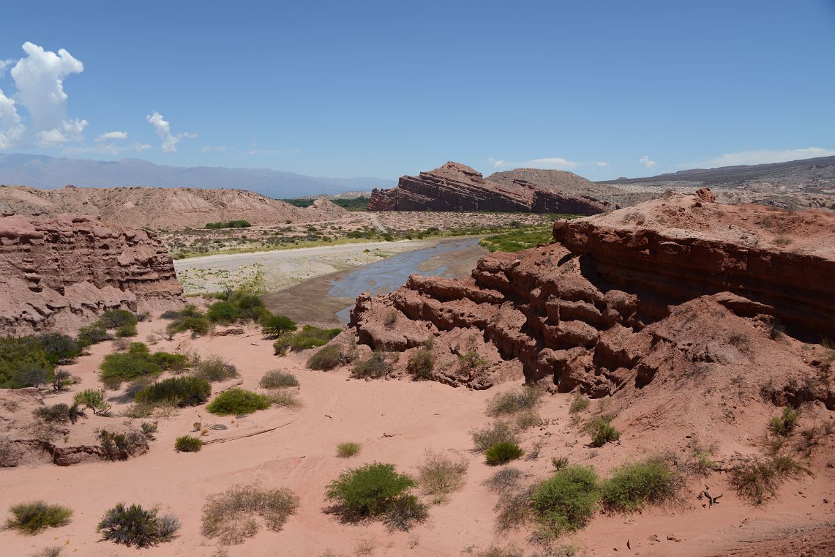 34 Rio de los Conchos With Los Castillos The Castles Beyond In Quebrada de Cafayate South Of Salta